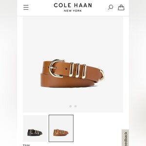 Cole Haan: Beveled Edge Modern belt